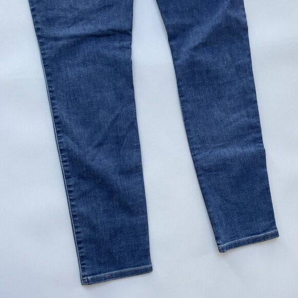 Guess Women’s Brittney Skinny Ankle Jeans Studded Distressed Blue Denim Size 28 - Picture 12 of 16